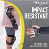 Flybar Knee and Elbow Pads, Wrist Guards Protective Safety Gear Set - Multi Sport Protection for Skateboarding, BMX, Pogoing, Inline Skating, Scooter - Kids, Teen & Adult Sizes (Yellow, Medium) view 2