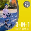 Flybar Knee and Elbow Pads, Wrist Guards Protective Safety Gear Set - Multi Sport Protection for Skateboarding, BMX, Pogoing, Inline Skating, Scooter - Kids, Teen & Adult Sizes (Yellow, Medium) view 3