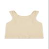 Kurve Premium Girls Seamless Supersoft Sleeveless Crop Tank Top - Stretchy Bra, UV UPF 50+ (Made in USA), Pebble, 4 Years- 8 Years view 1