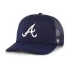 47 MLB Unisex-Adult Foam Mesh Trucker Snapback Adjustable Hat Cap (Atlanta Braves) view 1