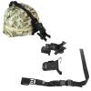 Night Vision Goggles Helmet Mount, NVG Helmet Mount Solid Ergonomic Durable for Desert Use (M88 Bracket + Pull Rope + Tipper) view 3