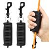 Garneck 2pcs Arrow Puller 3D Targets Archery Puller Grip Archery Removal Parts Arrowss Puller Black Puller with Clip Gripper Puller Archery Puller Archery net Rubber Handle Makeup Remover view 1