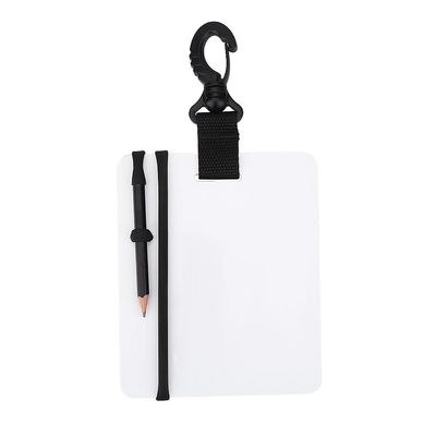 VBESTLIFE Diving Writing Slate, Underwater Writing Slate Board with Swivel Clip and Pencil for Water Sports Diving Swimming