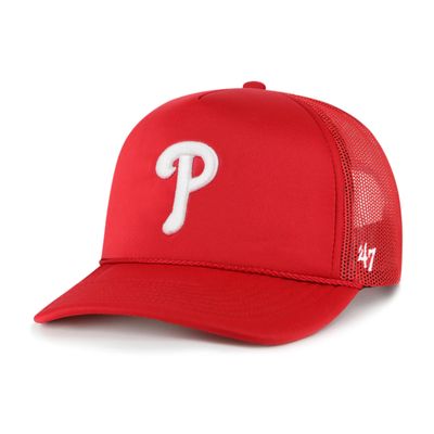 47 MLB Unisex-Adult Foam Mesh Trucker Snapback Adjustable Hat Cap (Philadelphia Phillies)
