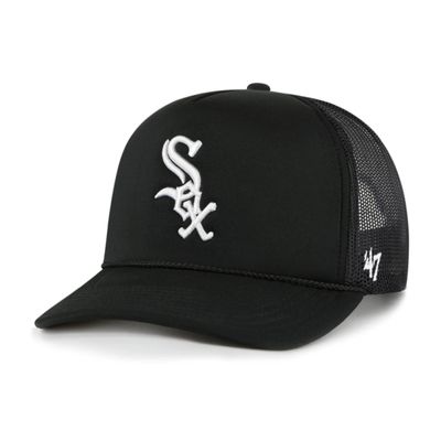 47 MLB Unisex-Adult Foam Mesh Trucker Snapback Adjustable Hat Cap (Chicago White Sox)