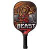 TigerTail Sports Lion Beast Colorful Design Pickleball Paddle, USA Pickleball Approved, Black Trim view 1