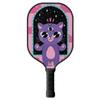 TigerTail Sports Purple Cat Colorful Design Pickleball Paddle, USA Pickleball Approved, Black Trim view 1