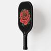 TigerTail Sports Red Rose Colorful Design Pickleball Paddle, USA Pickleball Approved, Black Trim view 2