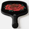 TigerTail Sports Red Rose Colorful Design Pickleball Paddle, USA Pickleball Approved, Black Trim view 4
