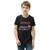 1985 Camaro Z28 Retro Miami Nights Car Club Custom Youth Short Sleeve T-Shirt Black