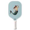 TigerTail Sports Sea Nymph Colorful Design Pickleball Paddle, USA Pickleball Approved, White Trim view 1