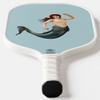 TigerTail Sports Sea Nymph Colorful Design Pickleball Paddle, USA Pickleball Approved, White Trim view 4