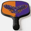 TigerTail Sports Orange & Purple Owl Design Colorful Design Pickleball Paddle, USA Pickleball Approved, Black Trim view 4