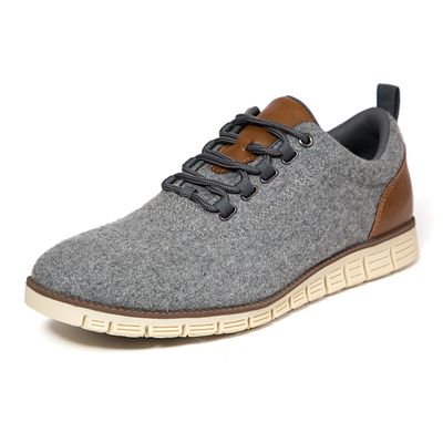 Deer Stags Men's Status Comfort Fashion Sneaker Grey/Luggage 13 Wide