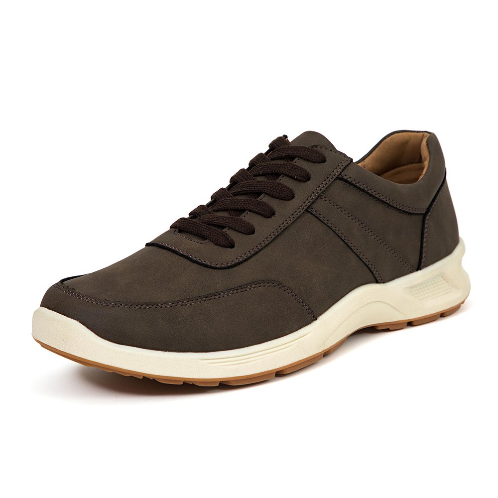 Deer Stags Men's Madison Fashion Sneaker Dark Brown 11.5