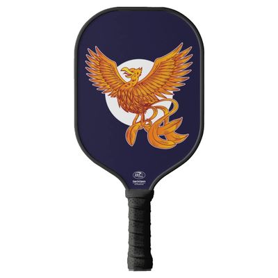 TigerTail Sports Phoenix Colorful Design Pickleball Paddle, USA Pickleball Approved, Black Trim