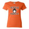 XX-Large Orange Women I Just Really Like Penguins OK? Funny Gift Idea T-Shirt view 4