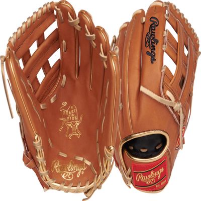 Rawlings | HEART OF THE HIDE Fastpitch Softball Glove | Sierra Romero Pattern | Right Hand Throw | 12" - Pro H-Web | Golden Brown