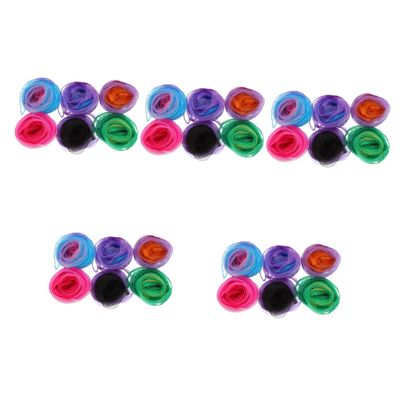 SAFIGLE 30pcs Dance Juggling Scarves for Boys and Girls Lightweight Stage Performance Props Random Colors for Dance Classes and Juggling Activities