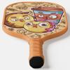 TigerTail Sports Coffee Cartoon Colorful Design Pickleball Paddle, USA Pickleball Approved, Tan Trim view 4