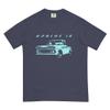 1960 Chevy Apache 10 Antique Pickup Truck Collector Custom Mens Garment-Dyed Heavyweight t-Shirt True Navy view 1