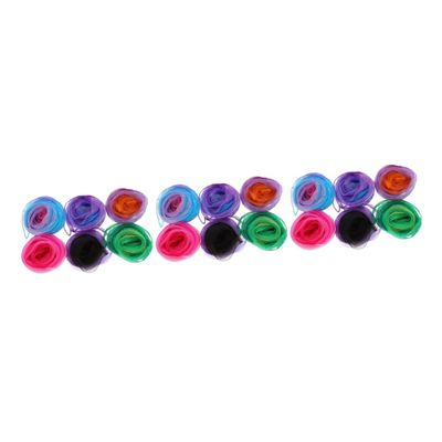 ibasenice 18pcs Dance Scarves for Boys and Girls Stage Performance Juggling Props Random Colors Lightweight Play Accessories for Toddlers and Preschoolers