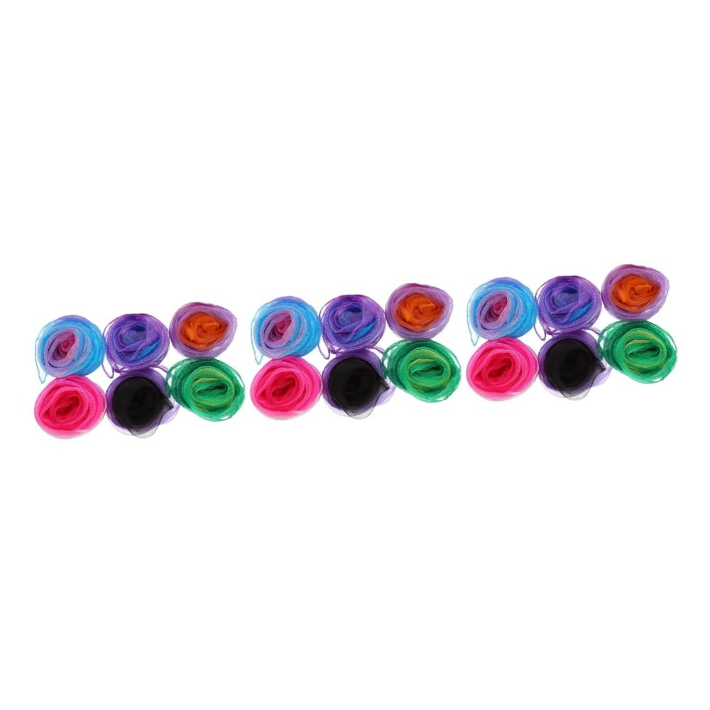 ibasenice 18pcs Dance Scarves for Boys and Girls Stage Performance Juggling Props Random Colors Lightweight Play Accessories for Toddlers and Preschoolers