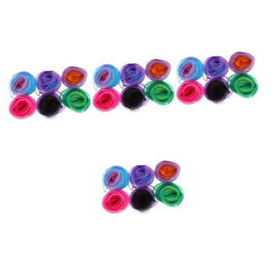 SAFIGLE 24pcs Dance Scarves for Boys and Girls Versatile Juggling Props for Stage Performance Play and Dance Activities Random Colors