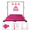 GBVUGY Gymnastics Kip Bar with Mat for Home Indoor Training,Horizontal Bar for Kids Girls Junior,Adjustable Arms from 3' - 5' Gym Equipment,1-4 Levels,300lbs Weight Capacity view 1