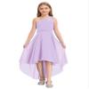 renvena One Shoulder Chiffon Flower Girl Dress Junior Kids Wedding Bridesmaid Gown Formal Party Dress Lavender 12 Years view 1