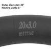 RUTU 2-Pack 20 Inch Bike Tubes,20x3/3.5 Bicycle Tires Tube with 32mm Schrader Valve and Installation Accessorie - Fit for Mountain and Road eBiking Capable Bicycle Tube view 2