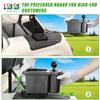 10L0L Golf Cart Ball and Golf Club Head Cleaner/Washer 2-in-1 with Universal Bracket-Removable-Fits for Yamaha EZGO TXT RXV & Club Car DS Precedent Models view 2