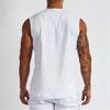 Vogrtcc Men V-Neck Tank Top Vest Gym Clothing Sleeveless Shirt Workout Sports Singlets Red view 2