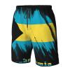 Bahamia Flag Bahamian Men's Beach Shorts Drawstring Quick Dry Running Athletic Shorts Comfortable Loose Gym Shorts Swimsuit Pants with Pockets Medium White view 1