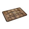 Abipuir Inside Door Mats for Home Entrance A Lovely Lady and A Grumpy Old Man Live Here Rug Mat Shoes Man Cave Accessories and Decor (Size : 65X90CM) view 2