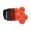 Eco Walker 6inch Numbered Spot Markers Flat Floor Spot Non-Slip TPE Material Waterproof for Field and Court Marking Fitness Agility Training Sports Games and Exercises (Red) view 4