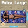 2 Pack Microfiber Lightweight Beach Towel Sand Free Quick Dry Absorbent Thin Compact Towels for Swimming Pool Camping Beach Accessories Large Easy Pack Travel Things for Vacation Essentials Gift view 3