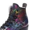 Roller Skates Women Men - Microfiber Leather Roller Skate Classic High Top Double Row Roller Skates for Indoor Outdoor with Light up Shoe Laces (Black Wheel, 44-US Men 10= Women 11) view 2