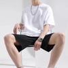 Maiyifu-GJ Men's Heavyweight Cotton Short Sleeve Plain Loose Workout Gym Streetwear Shirts Loose Hipster Gym Tee Top (White,US SIZE XS Asia S) view 4