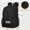 Goloni Soccer Backpack, Large Water-Resistant Sports Bag with Ball & Shoe Compartment, Multi-Purpose Backpack for Basketball, Volleyball, Travel view 2