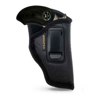 Houston Gun Holsters - Concealed Eco Leather IWB Carry with Metal Clip, Fits Bond Arms Ranger II .45LC/.410 4.25" Barrel Derringer Compact - Concealed Carry Holster - Leather Gun Holster - Right Hand