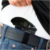 Houston Gun Holsters - Concealed Eco Leather IWB Carry with Metal Clip, Fits Bond Arms Ranger II .45LC/.410 4.25" Barrel Derringer Compact - Concealed Carry Holster - Leather Gun Holster - Right Hand view 3