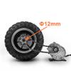 L-faster DIY Barrow Trolley Cart Wheelchair 10x6.0-6 Inch Fat Wheel Chain Dual Drive Dual 350W Geared Motor Kit with Remote (Max 11kph) view 3