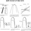 RUTAVM Tents for Camping Portable Bathing Tent Shower Beach Fishing Outdoor Camping Toilet Tent Changing Room Shower Tent with Carrying Bag Beach Tent view 3