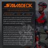 SAVADECK Carbon Disc Road Bike, Integrated Design Racing Bicycle Carbon Frame Carbon Fork with Shimano SORA R3000 Derailleur System 18 Speed Disc Brake Road Bike for Men or Women(Black,56cm) view 3