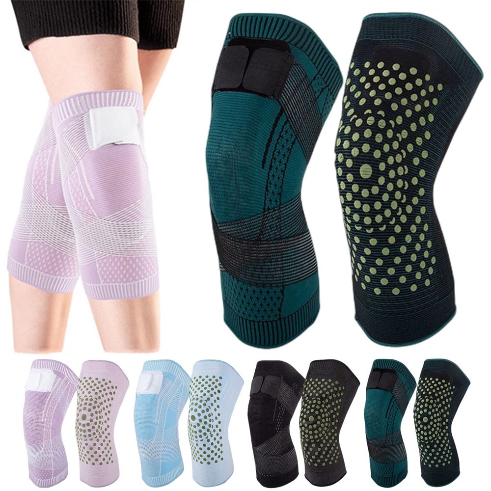 Zhongle 2023 New Destinek Knee Brace,Destinek Knee Compression Sleeve Women,Destinek Knee Wrap for Knee Pain Women and Men (B-Green,Medium)