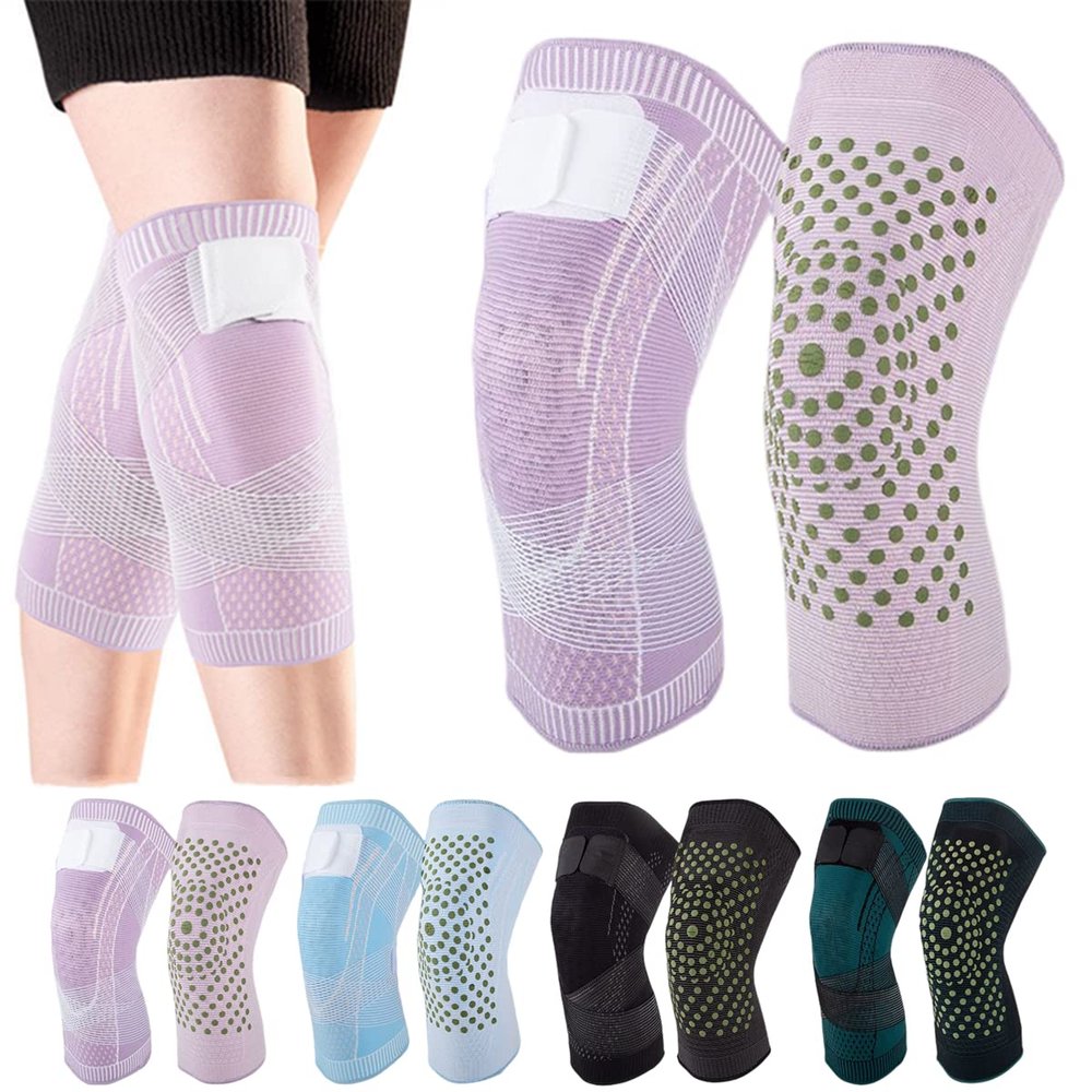 Zhongle 2023 New Destinek Knee Brace,Destinek Knee Compression Sleeve Women,Destinek Knee Wrap for Knee Pain Women and Men (B-Pink,Small)