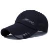 Unisex Men's Summer Hat Sport Baseball Caps Outdoor Running Visor Cap,Dark Blue view 1