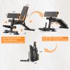 Z ZHICHI Adjustable Weight Bench multi-function Workout Bench for Home Gym,Foldable Incline Decline Benches for Full Body Workout 660LBS view 2