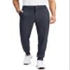 Soothfeel Men's Golf Joggers Pants with 5 Pockets Slim Fit Stretch Sweatpants Running Travel Dress Work Pants for Men(Dark Grey, XS view 1